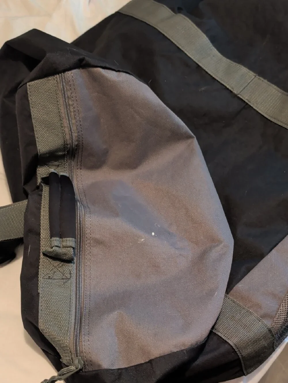 Large Outdoor Products Utility Duffel Bag - Black/Gray